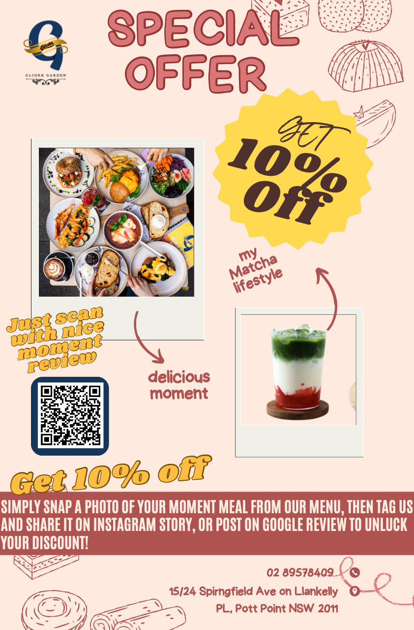 10% off offer at Glider Garden, tap to read the details